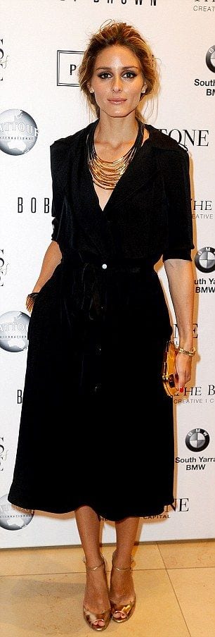 Olivia Palermo en robe noire - Bien habillée