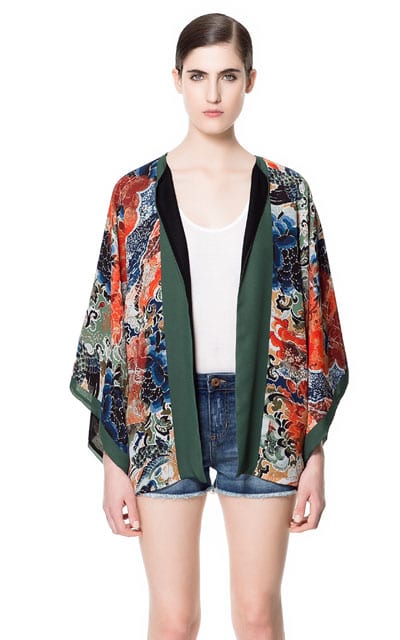 long kimono femme zara ...