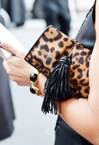 leopard pochette