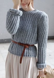 robe pull ceinture camel