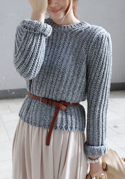 robe avec pull par dessus
