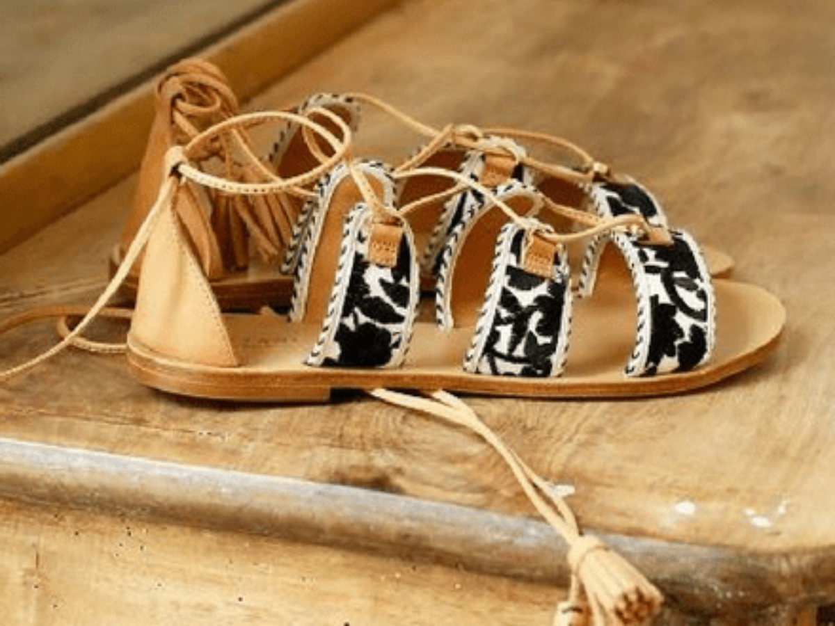 sandales plates chic