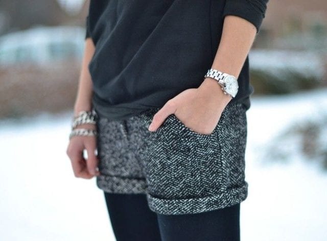 Comment porter le short en hiver ?