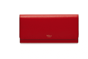 Portefeuille mulberry rouge