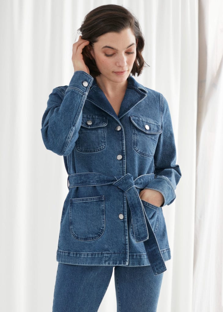Veste en jean pour le printemps