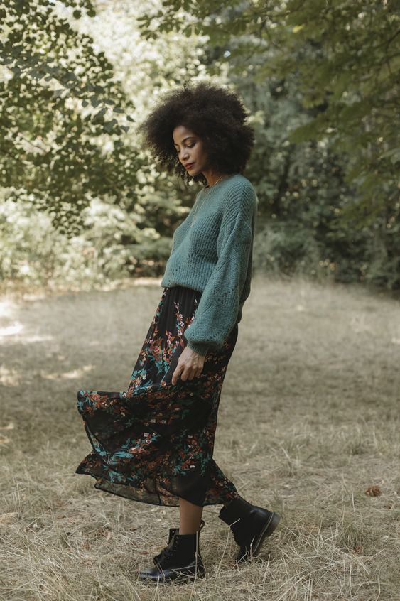 Portez votre robe légère même en hiver avec un gros pull